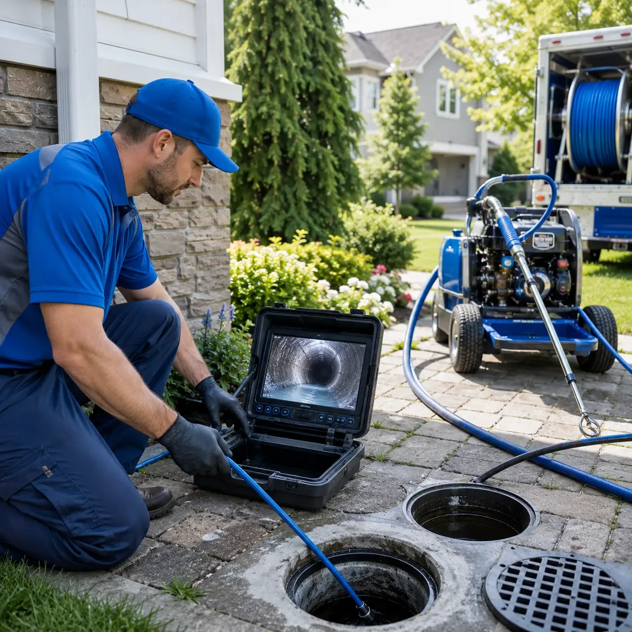 Outdoor drain cleaning professionals serving Ash, NC