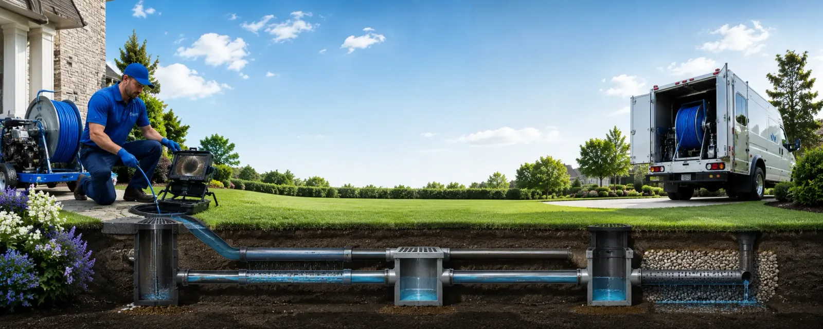 Outdoor drain cleaning information for Ash, NC